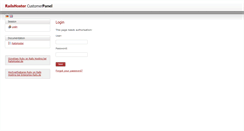Desktop Screenshot of kundenportal.railshoster.de